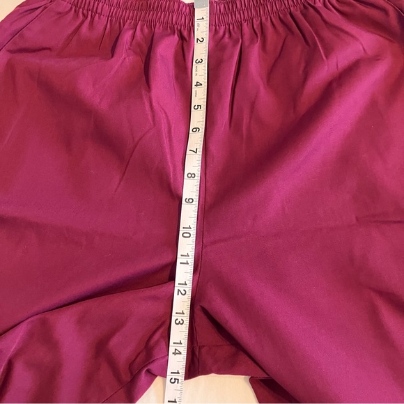 Cherokee Workwear Scrub Pants, M, Wine - Picture 6 of 7